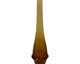 1116 - Fenton Valencia Amber Swung 13" Vase