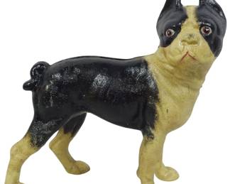 746 - Cast Iron Dog Door Stop 10.5