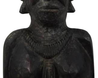 835 - Carved Tribal Art Wooden Mask 23"