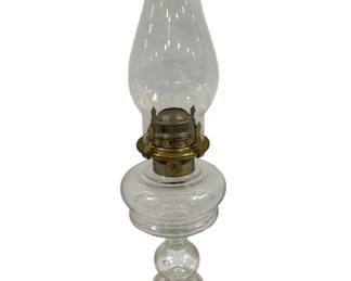1039 - Vintage Oil Lamp 16"