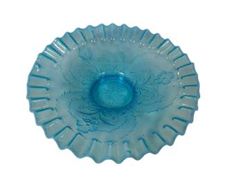 1106 - Vintage Jefferson Glass Ruffled Bowl 2 x 8