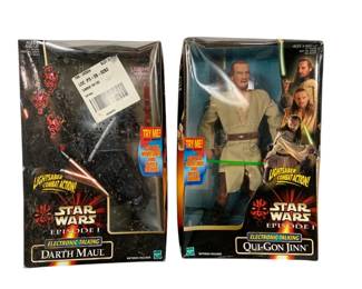 1140 - 2 Star Wars Episode 1 Figures in Box