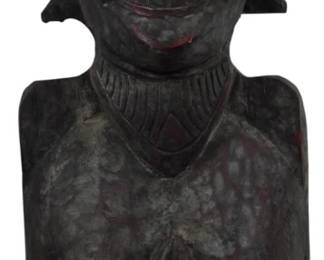 836 - Carved Tribal Art Wooden Mask 24"