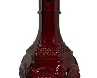 1105 - Avon Ruby Red Cape Cod Decanter 10"