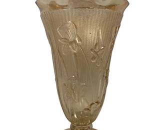 1112 - Iris & Herringbone 9" Tall Vase
