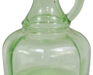 759 - Uranium Green Cruet 5"