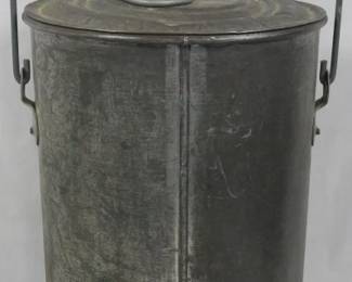 645 - Antique Lidded Pail 19"