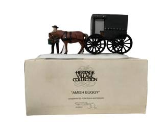 1153 - Dept 56 Heritage Village Amish Buggy 3.5 x 7