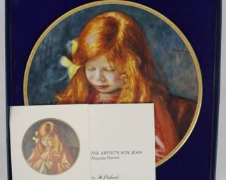 654 - The Artist's Son Jean - Auguste Renoir Plate