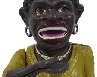 747 - Cast Iron Mechanical Bank 7"