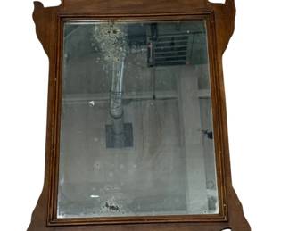 1045 - Mahogany Wall Mirror 27 x 17