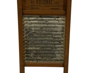 1016 - Vintage National Lingerie Washboard 18 x 9