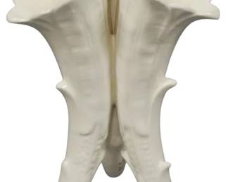 710 - Czechoslovakian 3 Horn Vase 7"