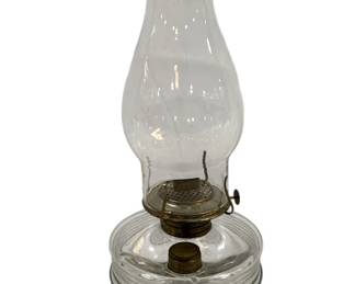 1038 - Vintage Oil Lamp 12.5"