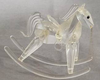 794 - Swarovski Rocking Horse 3"