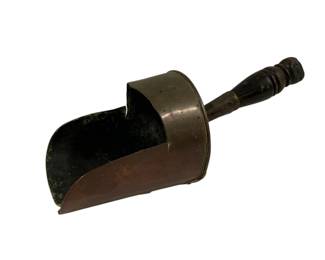 1043 - Wood Handle Antique Scoop 13"