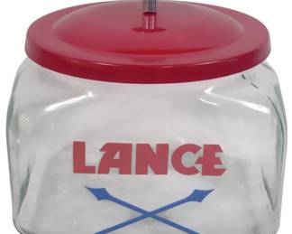 780 - Lance Peanut Jar 8.5x7.5x8