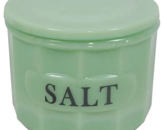 728 - Jadeite Salt Jar 3.5"