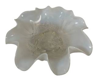 1111 - Vintage Opalescent Bowl 4 x 9