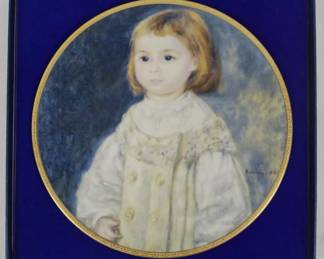 656 - Child in White - Auguste Renoir Plate