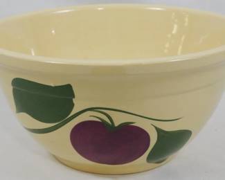 622 - Watt Pottery Apple Mixing Bowl 5x9.5"