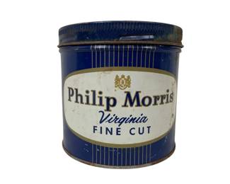1107 - Vintage Philip Morris Tobacco Tin 4 x 5