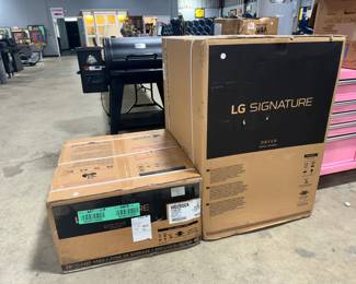 LG Signature Washer & Dryer New in Box Orlando Estate Auction
