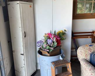 Metal cabinets in garage