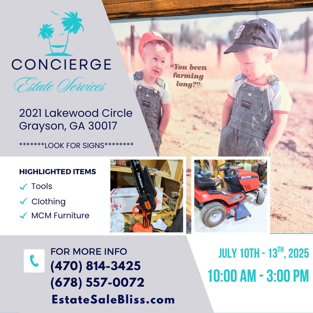 Grayson Estate Sale Concierge Estate Sale Service