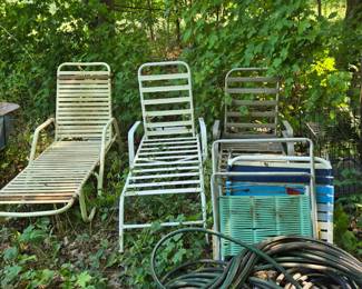 Lounge and Patio Chairs; Hoses