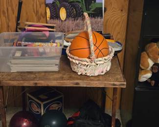 Bowling Balls; Basketball, Tennis Rackets and much more!