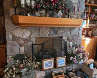 Silk Floral Displays; Picture Frames to Choose From; Candles and Candle Sticks