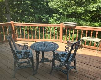 Heavy Duty Plastic Bistro Set for the Patio