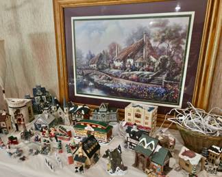 Wall Decor and Christmas Village Homes and Figurines