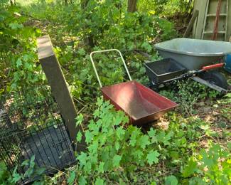 Animal Cage; Ladder; Seeder/Spreader; Wheelbarrows