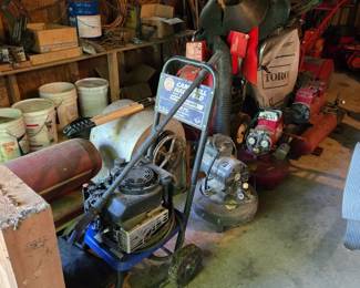 Campbell Hausfeld Pressure Washer; Air Compressor; Toro Blower / Vacuum and much more.