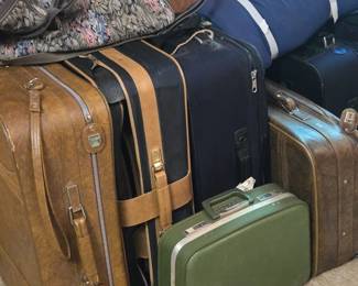Lots of Vintage Luggage to Choose From