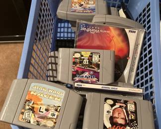 Vintage Nintendo and Sega Dreamcast Games