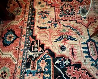 Serapi style hand woven wool rug.  11'11' x 17'2"