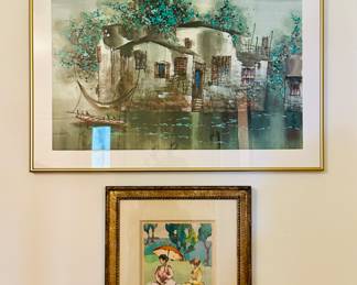 Edna Glass "Femmes au Jardin" (lower)