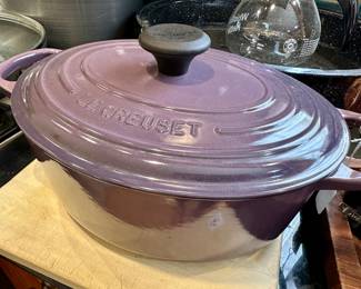Le Creuset oval dutch oven