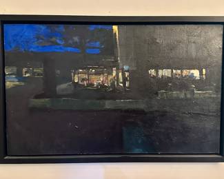 Trevor Young "Night".  Original oil on canvas