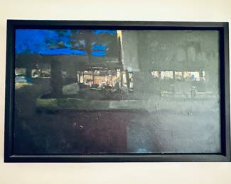 "Night" Original oil on canvas.  Trevor Young