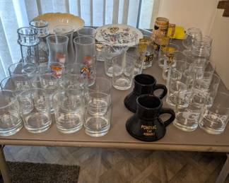 General Motors glassware - Red Lobster glassware