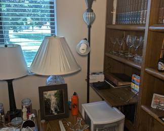 Lamps - Book Cases - DVD's & VHS tapes