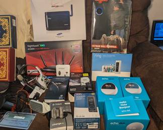 Amazon Echo Speakers - GI Joe - Routers - Ring Doorbell