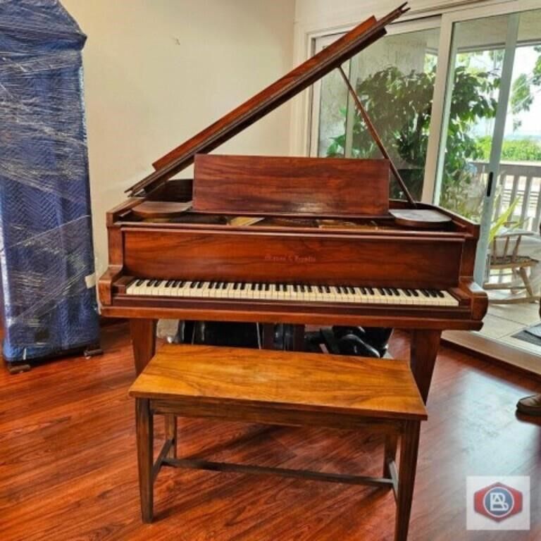 Mason and Hamlin 5'8.5" Model A Grand Piano
