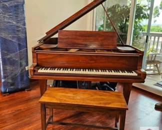 Mason and Hamlin 5'8.5" Model A Grand Piano