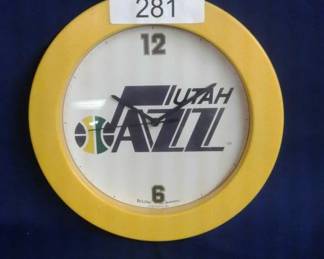 Bulova Wall clock "Utah Jazz" (no battery)