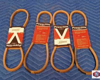 42" V Belt Power Flite lot of 4 ea.